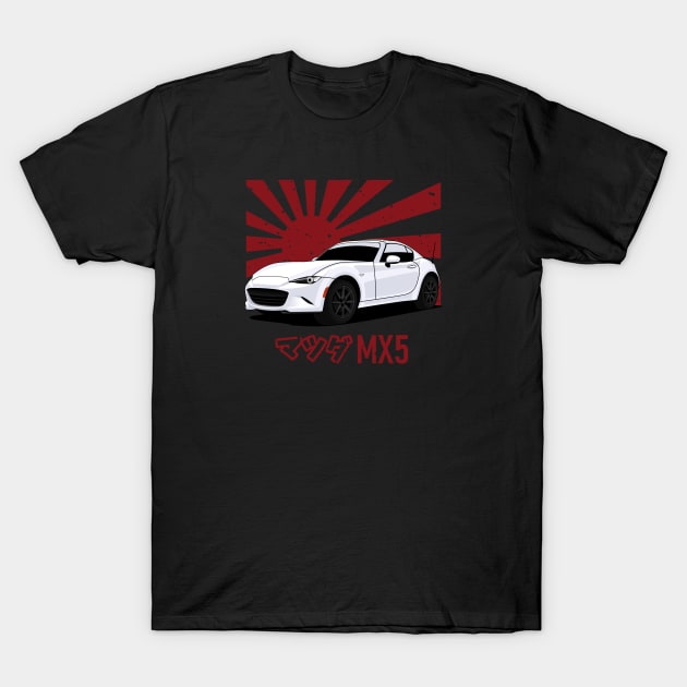 MX5 JDM Cars T-Shirt by masjestudio